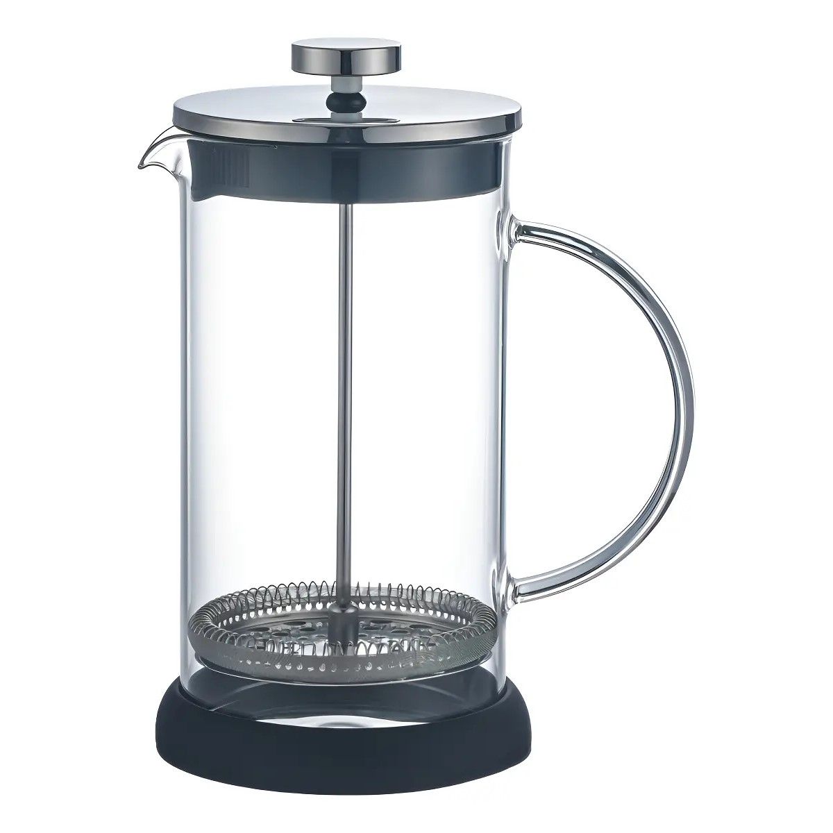 GENERICO - Cafetera Francesa Home  1L Vidrio Filtro Inoxidable Blanca BELUG