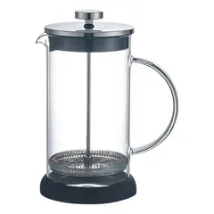 GENERICO - Cafetera Francesa Home 1L Vidrio Filtro Inoxidable Blanca BELUG