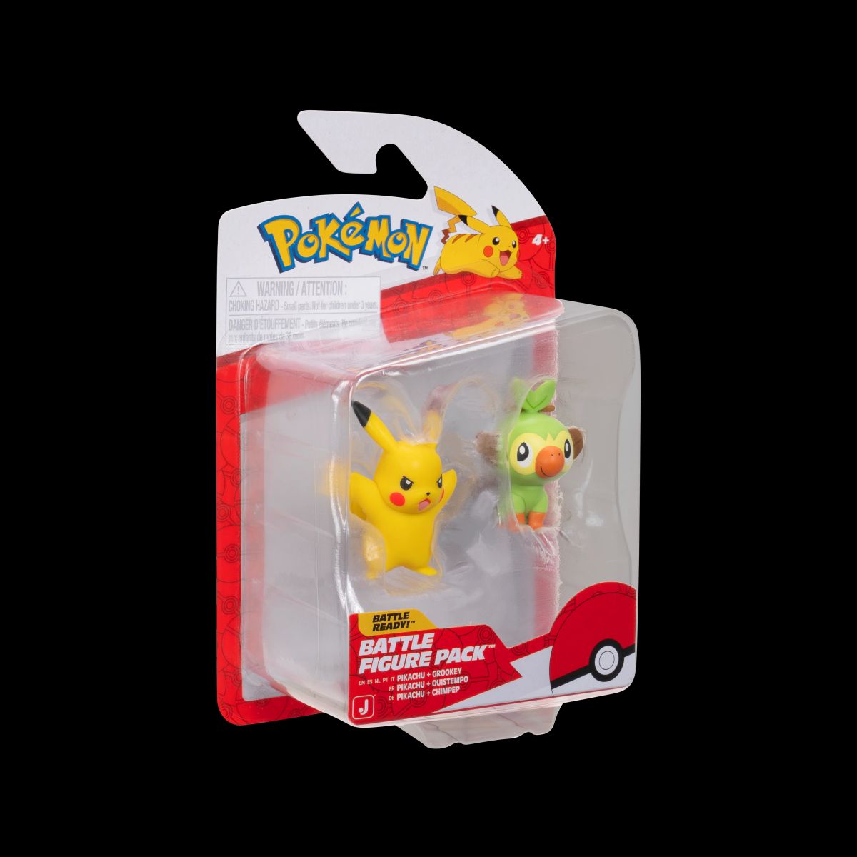 POKEMON - (POKEMON) POKEMON SET FIGURAS DE BATALLA - PIKACHU - GROOKEY