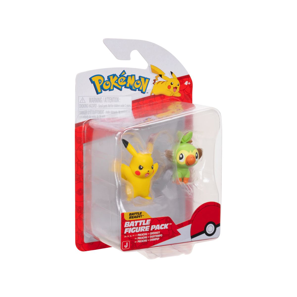 POKEMON - (POKEMON) POKEMON SET FIGURAS DE BATALLA - PIKACHU - GROOKEY