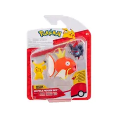 POKEMON - PACK 3 FIGURAS - PIKACHU - MAGIKARP - ZORUA