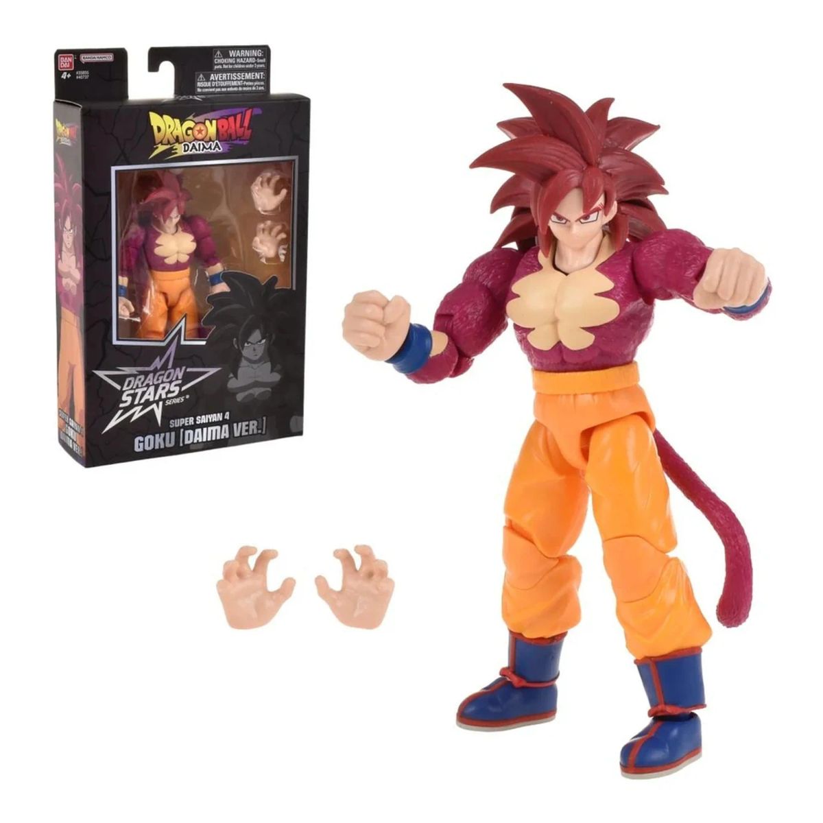 DRAGON BALL - FIGURA 17 CMS LEGENDARIA DRAGON BALL Z DE BANDAI - SUPER SAIYAN 4 GOKU DAIMA