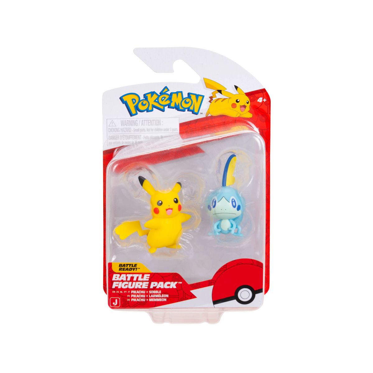 POKEMON - (POKEMON) POKEMON SET FIGURAS DE BATALLA - PIKACHU - SOBBLE