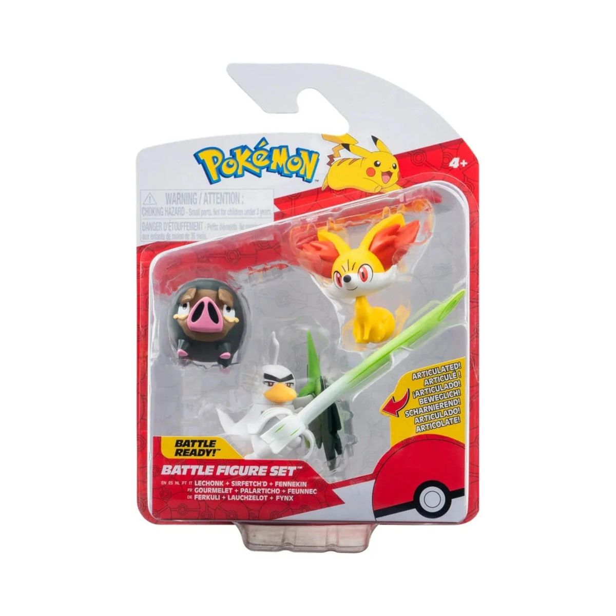 POKEMON - (POKEMON) POKEMON FENNEKIN LECHONK Y SIRFETCH