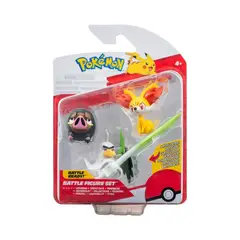 POKEMON - (POKEMON) FENNEKIN LECHONK Y SIRFETCH