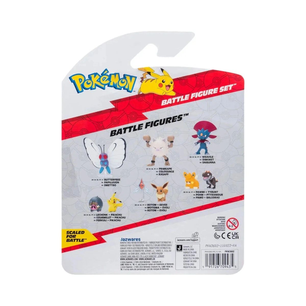 POKEMON - (POKEMON) POKEMON FENNEKIN LECHONK Y SIRFETCH