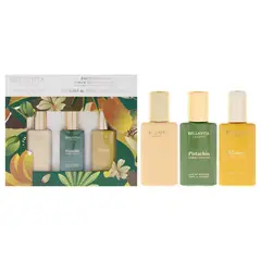 GENERICO - Bellavita Gourmet Collection Gift Set Unisex 3 Piezas EDP 20 ml Vanilla EDP + 20 ml Mango EDP + 20 ml Pistachio EDP