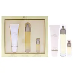 PERRY ELLIS - 360 Gift Set Mujer 3 Piezas EDT 50 ml EDT + 7.4 ml EDT Mini + 89 ml Shower Gel