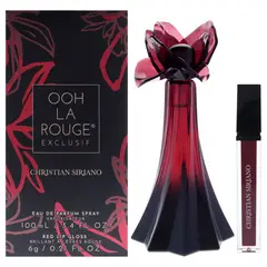 CHRISTIAN SIRIANO - Ooh La Rouge Exclusif Gift Set Mujer 2 Piezas EDP 101 ml EDP + 6.2 ml Lip Gloss - Red