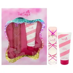 AQUOLINA - Pink Sugar Gift Set Mujer 2 Piezas EDT 101 ml EDT + 101 ml Glossy Shower Gel