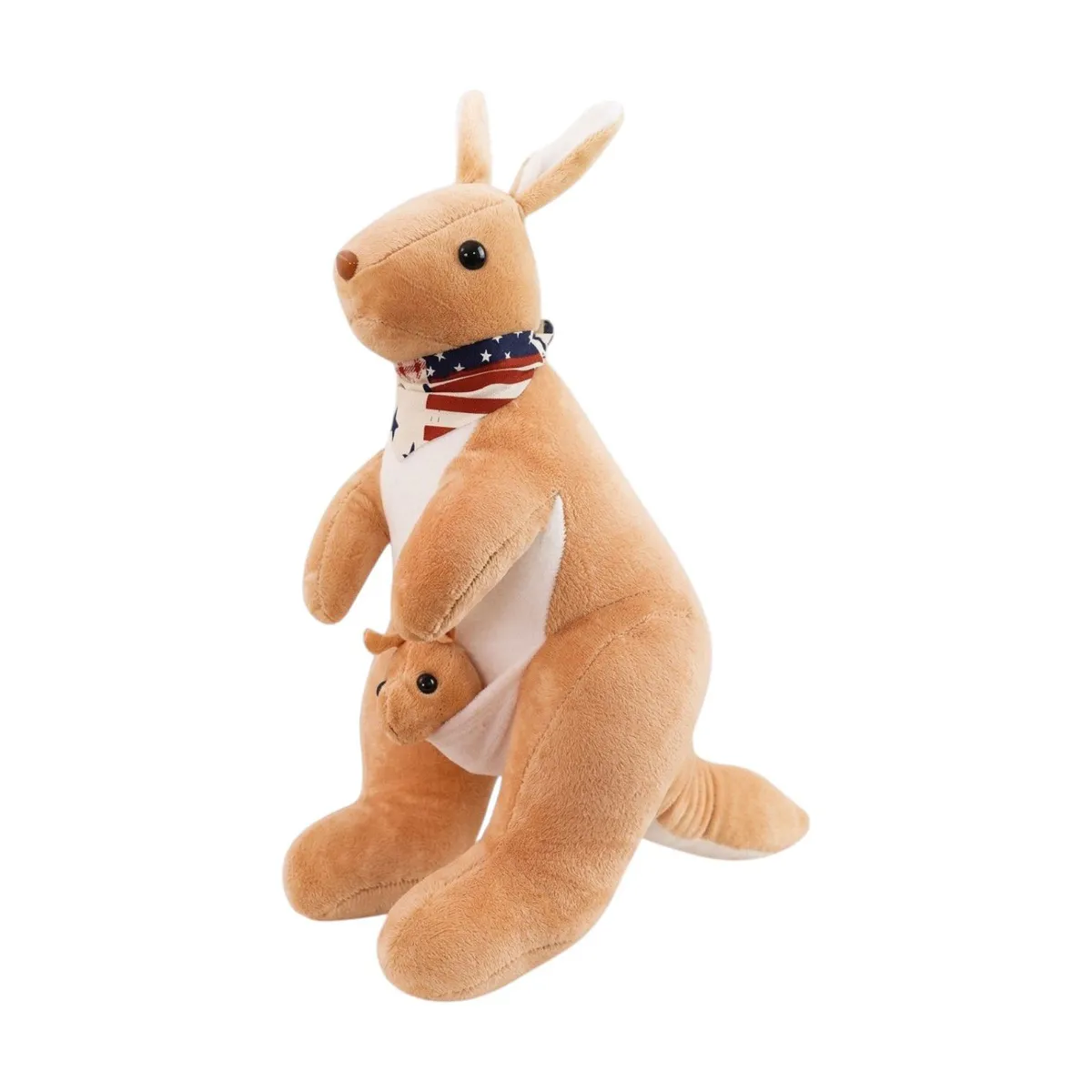 GENERICO - Peluche De Canguro Con Bebe Bufanda Peluche Animales