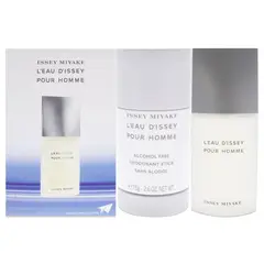 ISSEY MIYAKE - Leau Dissey Gift Set Hombre 2 Piezas EDT 74 ml EDT + 77 ml Deodorant Stick