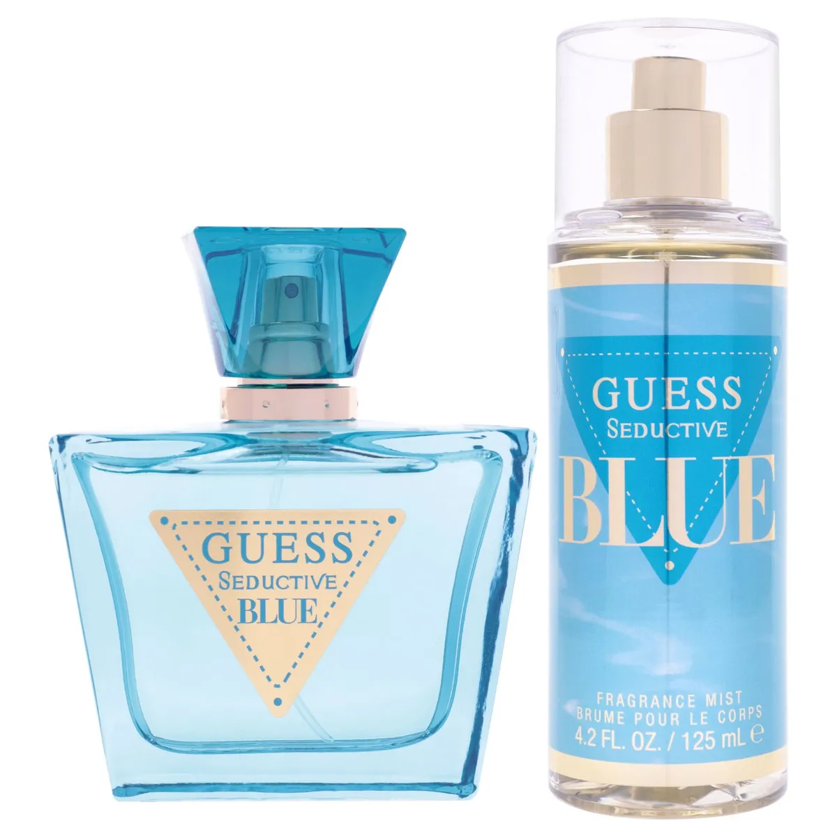 GUESS - Guess Seductive Blue Gift Set Mujer 2 Piezas EDT 74 ml EDT + 124 ml Mist