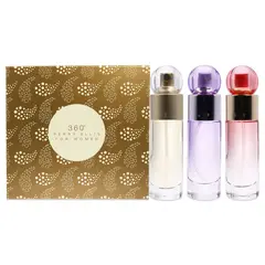 PERRY ELLIS - 360 Gift Set Mujer 3 Piezas EDP 30 ml EDT + 30 ml Coral EDP + 30 ml Purple EDP