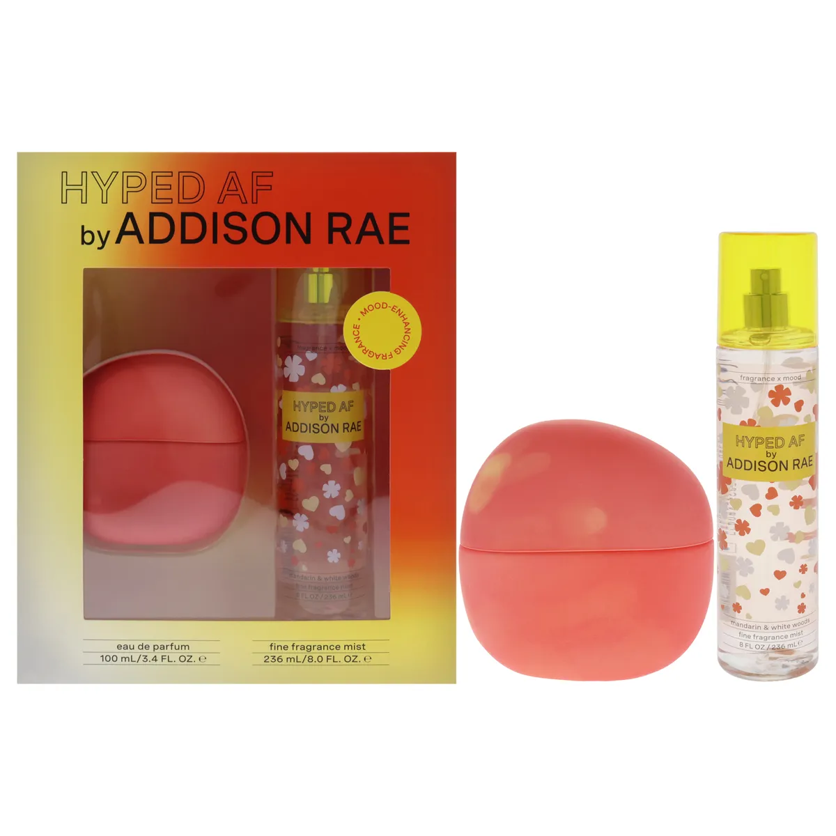 ADDISON RAE - Addison Rae Hyped AF Gift Set Mujer 2 Piezas EDP 101 ml EDP + 237 ml Mist
