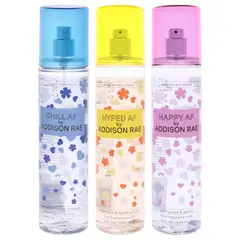 ADDISON RAE - Fragrance Mist Mujer Chill AF + Happy AF + Hyped AF 3 Pzs