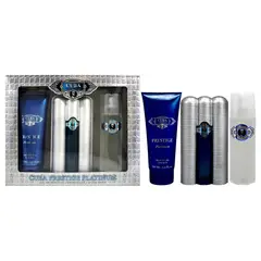 CUBA - Prestige Platinum Gift Set Hombre 3 Piezas EDT 89 ml EDT + 198 ml Shower Gel + 98 ml After Shave