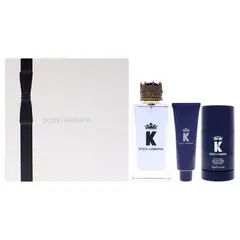 DOLCE&GABBANA - Dolce and Gabbana K Gift Set Hombre 3 Piezas EDT 98 ml EDT + 50 ml Shower Gel + 77 ml Deodorant Stick