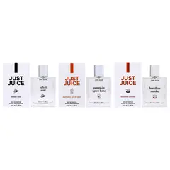 GENERICO - Just Juice Warm and Cozy Nights Gift Set Unisex 3 Piezas EDP 101 ml Pumpkin Spice Latte EDP + 101 ml Bourbon Smoke EDP + 101 ml Velvet Noir EDP