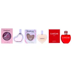 BEBE - Signature Fragrance Collection Gift Set Mujer 3 Piezas EDP 101 ml Silver EDP + 101 ml Satin EDP + 101 ml Luxe EDP