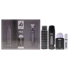 LATTAFA - Pride Pisa Gift Set Hombre 3 Piezas EDP 101 ml EDP + 19 ml EDP + 197 ml Perfumed Spray