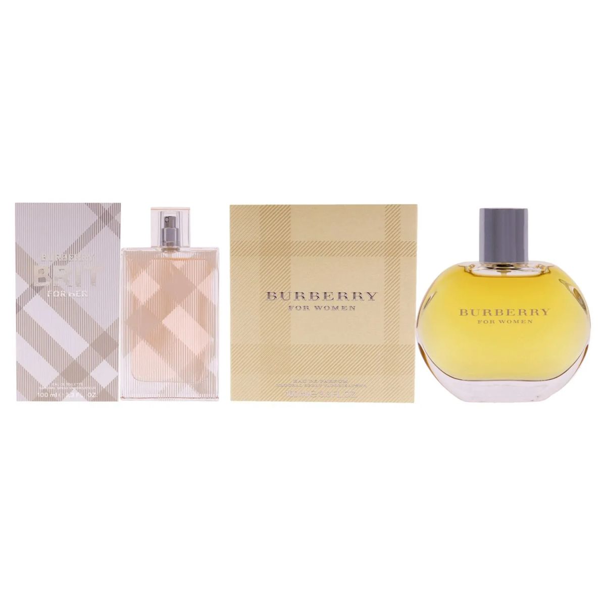 BURBERRY - Set de Perfumes Burberry Brit EDP 100 ml + Burberry Women EDT 100 ml para Mujer