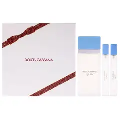 DOLCE&GABBANA - Dolce and Gabbana Light Blue Gift Set Mujer 3 Piezas EDT 98 ml EDT + 2 x 9.8 ml EDT Mini