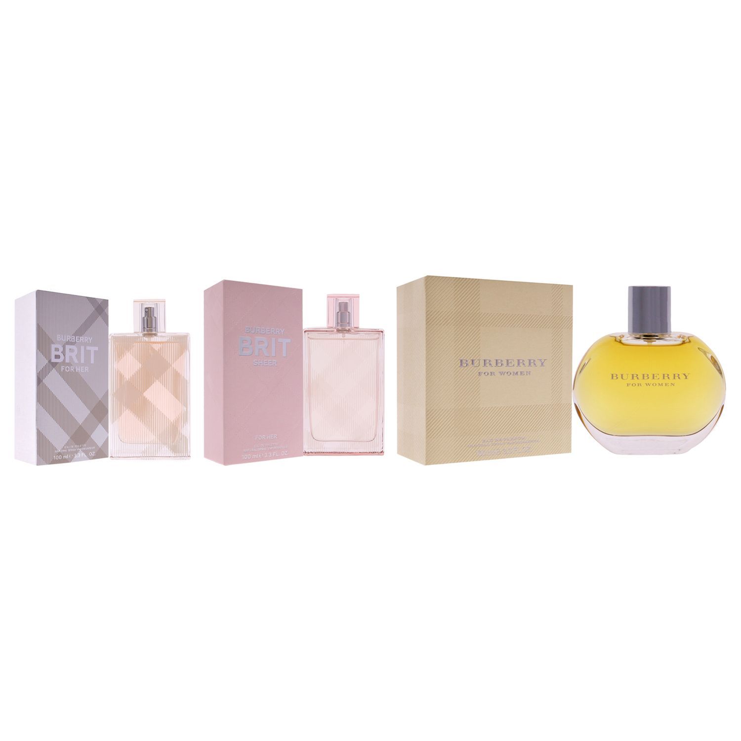 Burberry 80㎝　4点セット BURBERRY Burberry Fragrance Gift Set Mujer 3 Piezas EDP 98 ml