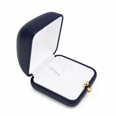 JOYAS MYTOKE - Caja Estuche Exhibidor Exclusivo de Lujo Anillo Cuero Azul