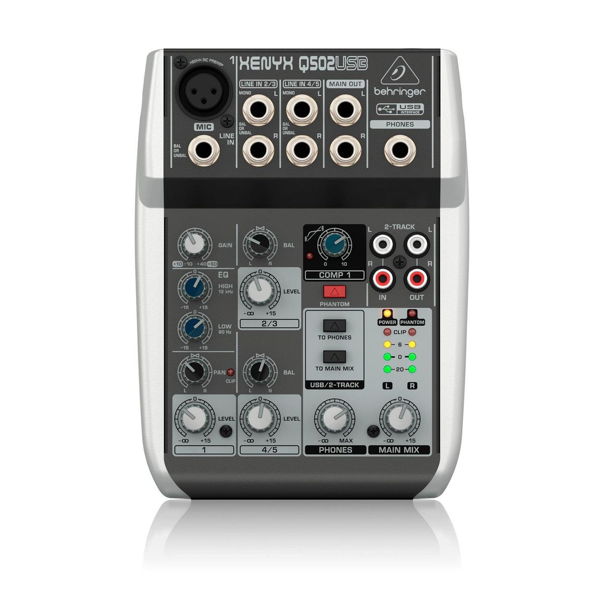 BEHRINGER - Mezclador Análogo Behringer Q502 USB