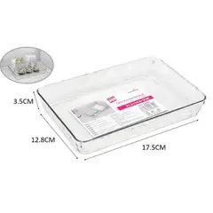 GENERICO - ORGANIZADOR CAJA ACRILICO MULTIUSOS 17.5CM