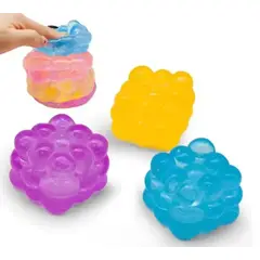 GENERICO - Squishy Cubo con forma redondeada 2 piezas pinch ice cube  - Juguete sensorial para la ansiedad. Stress
