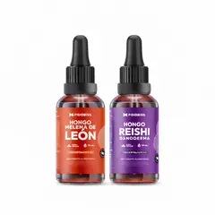 FISIOBISS - Melena de León + Reishi Extracto Gotas 30ml Pack X2