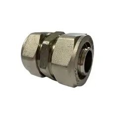 GENERICO - COPLA COMPRESION DE PEX 16MM BRONCE NIQUELADO