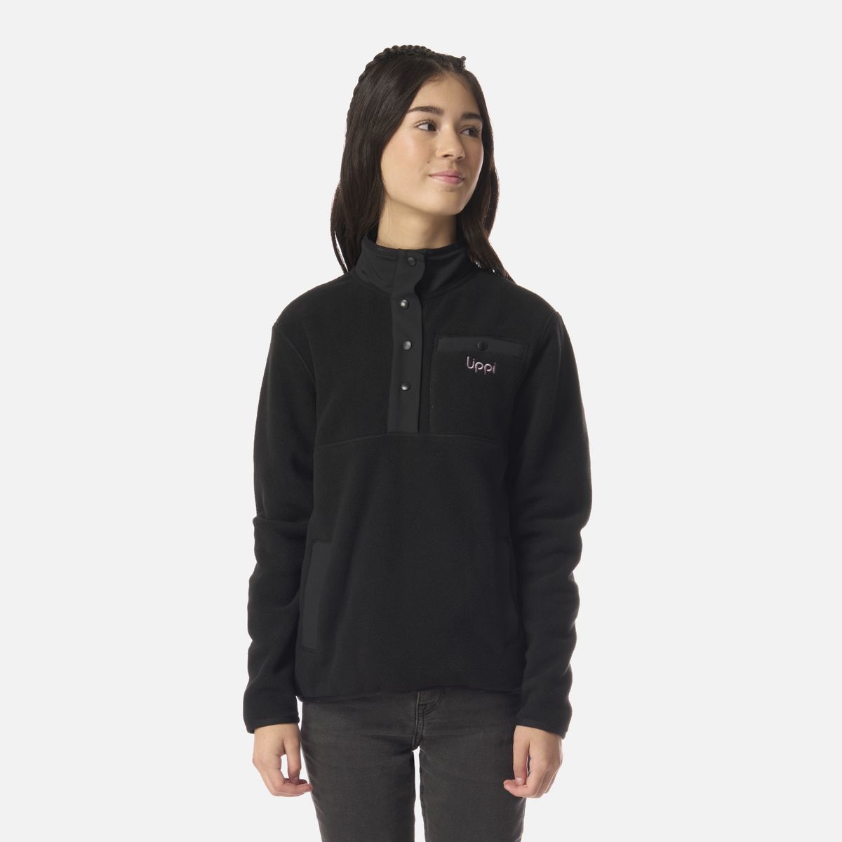 LIPPI - Polar Teen Girl Cozy Therm-Pro Jacket Negro Lippi