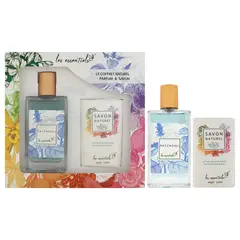 GENERICO - Les Essentials Le Coffret Naturel Parfum and Savon Patchouli Gift Set Unisex 2 Piezas EDP 80 ml EDP + 96 ml Sweet Almond Oil Soap