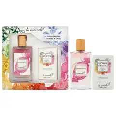 GENERICO - Les Essentials Le Coffret Naturel Parfum and Savon Gourmandise Gift Set Mujer 2 Piezas EDP 80 ml EDP + 96 ml Sweet Almond Oil Soap