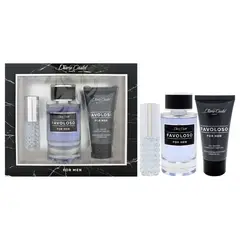 GENERICO - Diane Castel Favoloso Gift Set Hombre 3 Piezas EDP 98 ml EDP + 10 ml EDP Mini + 50 ml Shower Gel
