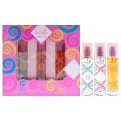 AQUOLINA - Pink Sugar Collection Gift Set Mujer 3 Piezas EDT 30 ml Pink Sugar EDT + 30 ml Berry Blast EDT + 30 ml Cream Sunshine EDT
