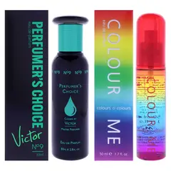 MILTON LLOYD - Gift Set Unisex 2 Piezas EDP 83 ml Perfumers Choice - Victor EDP + 50 ml Colour Me Colours EDP