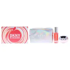 GENERICO - Donna Karan DKNY Be Delicious Fresh Blossom Gift Set Mujer 3 Piezas EDP 101 ml EDP + 124 ml Mist + Pouch