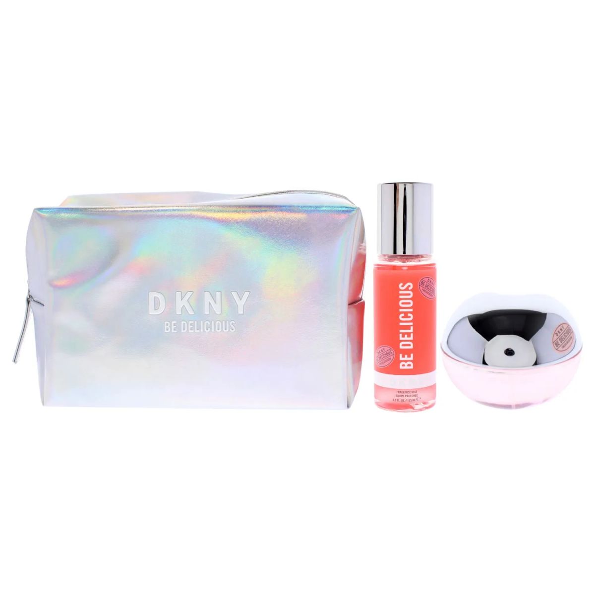 GENERICO - Donna Karan DKNY Be Delicious Fresh Blossom Gift Set Mujer 3 Piezas EDP 101 ml EDP + 124 ml Mist + Pouch