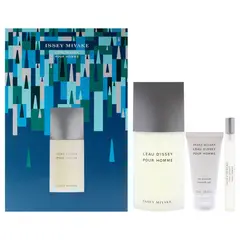 ISSEY MIYAKE - LEau DIssey Gift Set Hombre 3 Piezas EDT 124 ml EDT + 9.8 ml EDT Mini + 47 ml Shower Gel