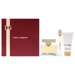 DOLCE&GABBANA - Dolce and Gabbana The One Gift Set Mujer 3 Piezas EDP 74 ml EDP + 9.8 ml EDP Mini + 50 ml Body Lotion