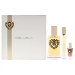 DOLCE&GABBANA - Dolce and Gabbana Devotion Gift Set Mujer 3 Piezas EDP 98 ml EDP + 9.8 ml EDP Mini + 5 ml EDP Splash Mini