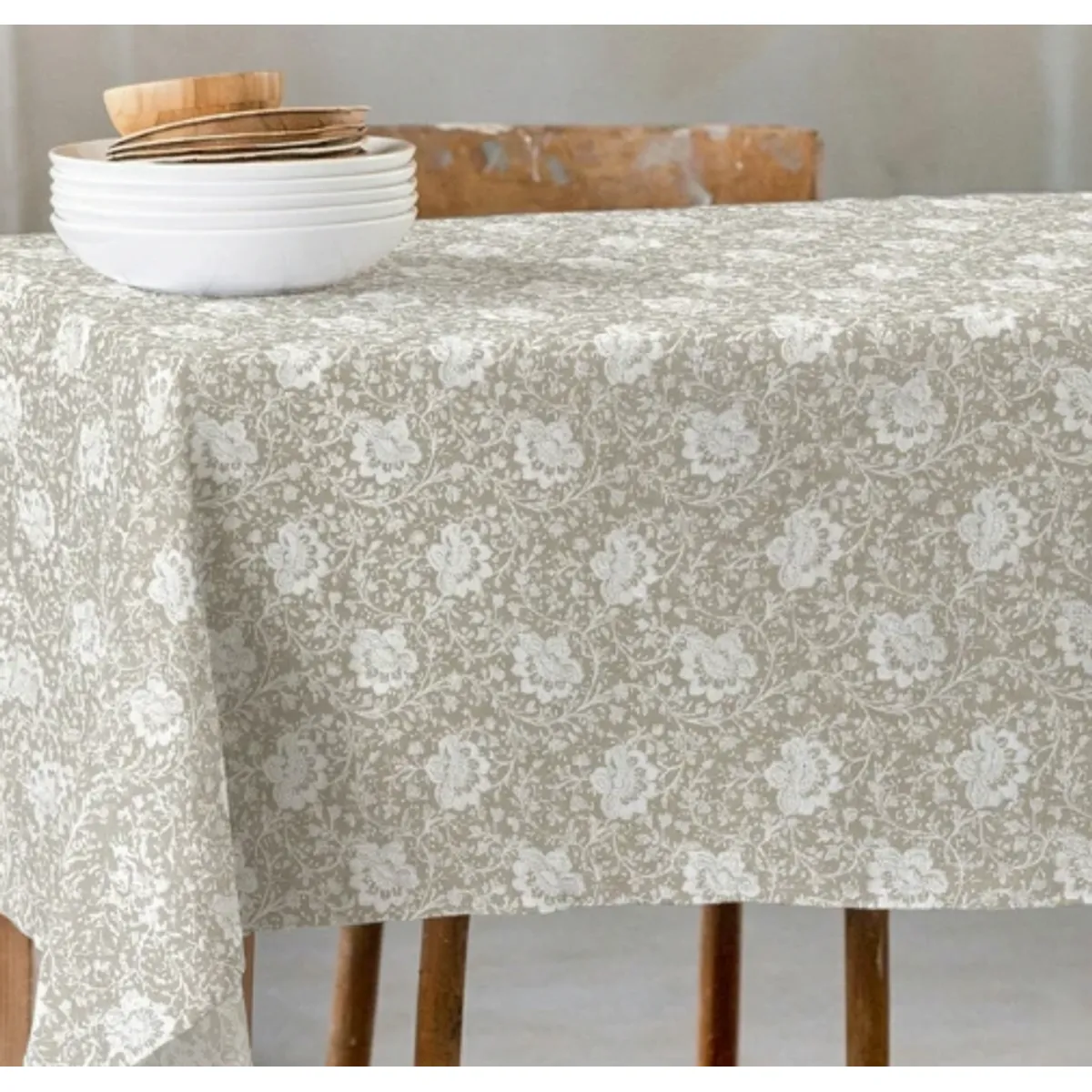 DECORUGZ - Mantel Antimanchas Resinado Moka 3 155x250