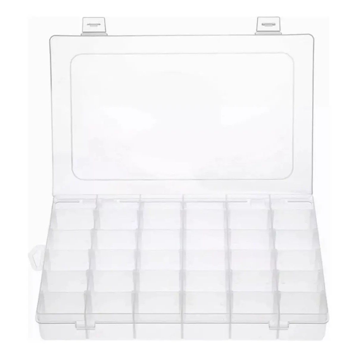 GENERICO - Caja Organizadora Plástico 36 Divisiones Extraíble 27x17x4,1 Color Transparente RQT-743 BELUG