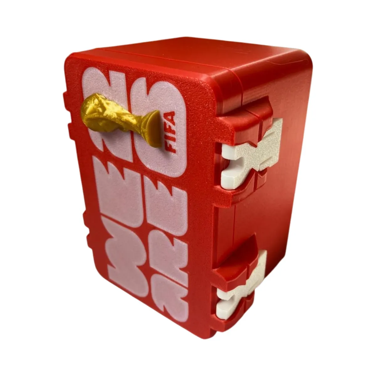 GENERICO - Caja Porta Láminas Álbum Mundial 2026 Tamaño XL Rojo