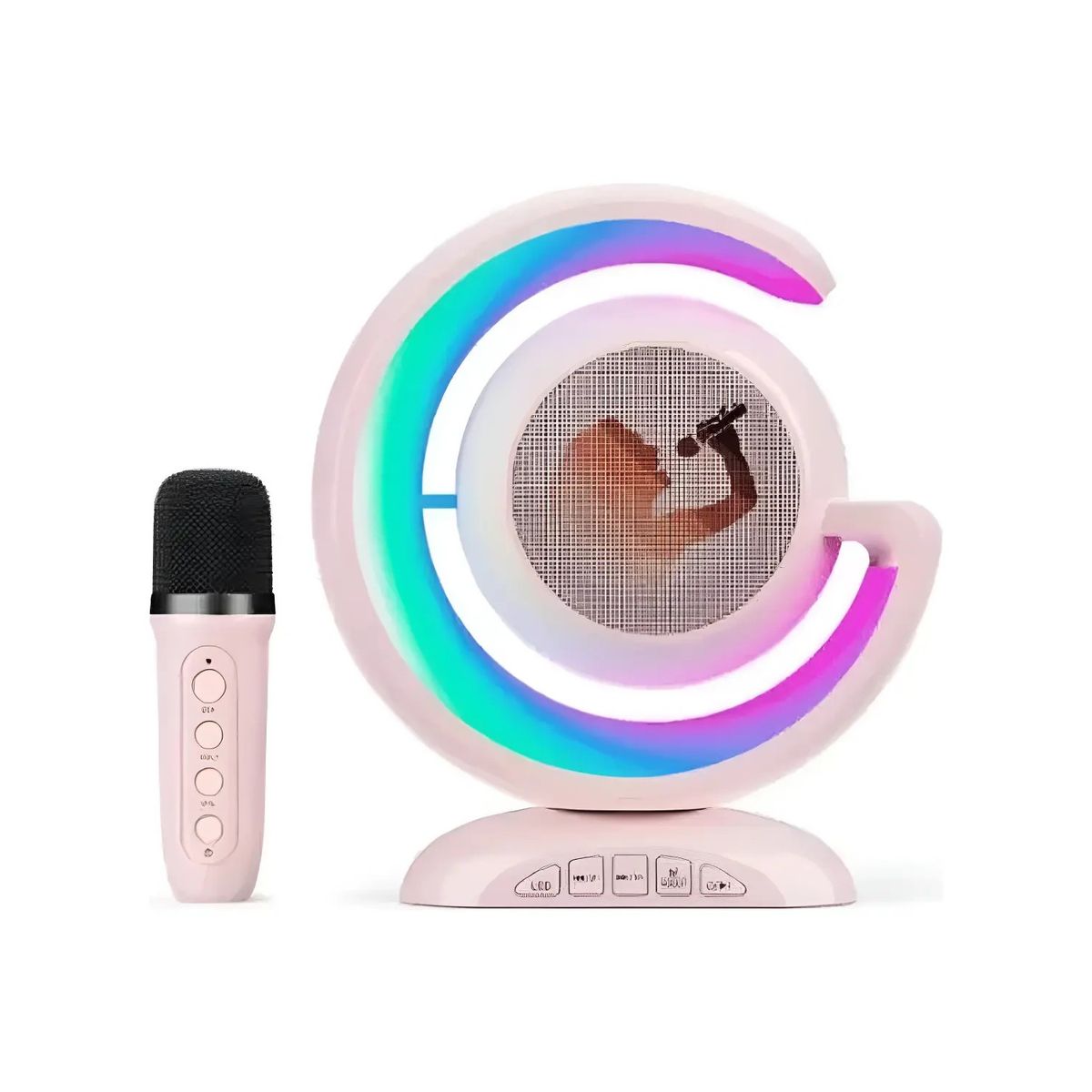 GENERICO - Parlante Karaoke Niños Con Microfono Portatil Recargable Labg