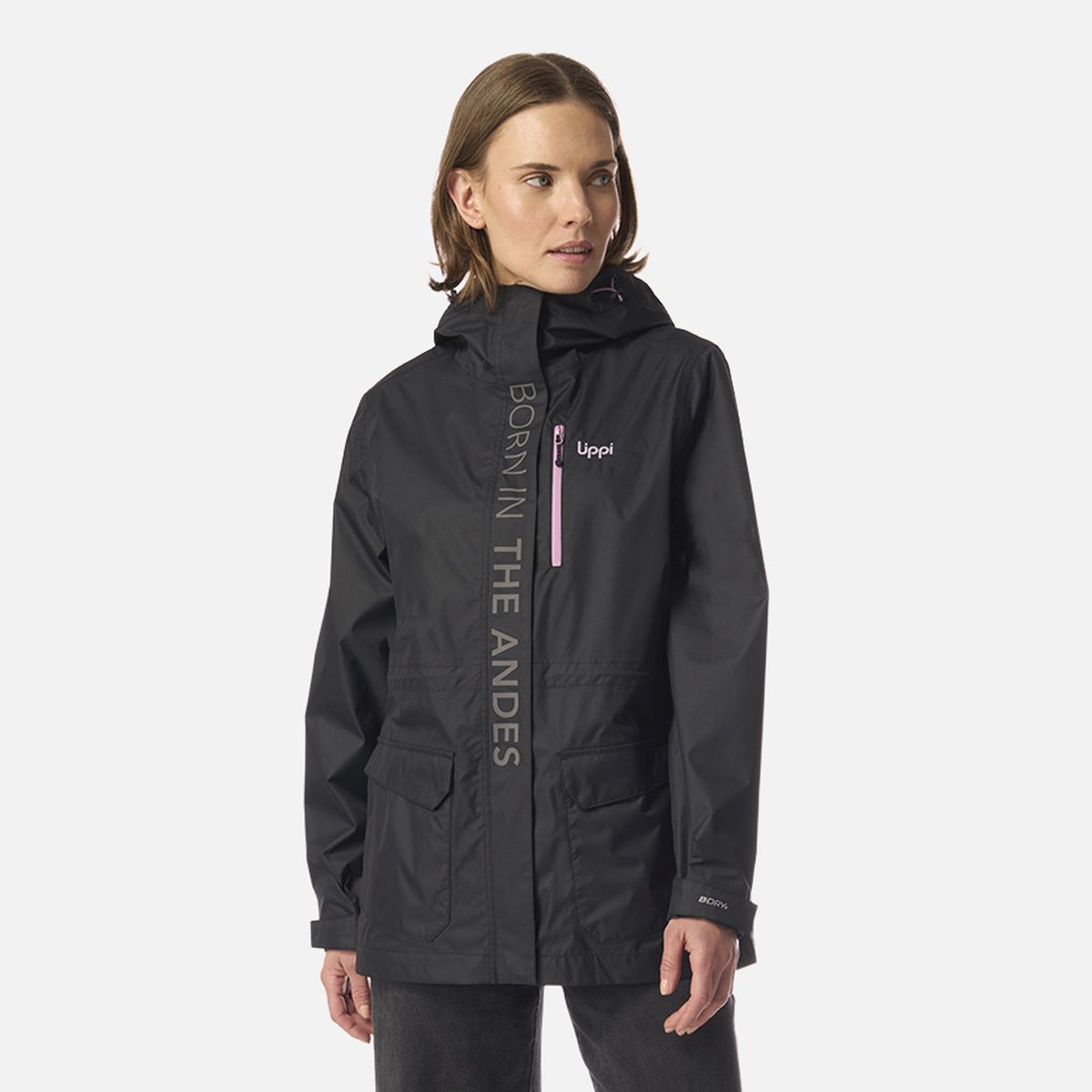 LIPPI - Chaqueta Mujer Streetwise B-Dry Hoody Jacket Negro Lippi